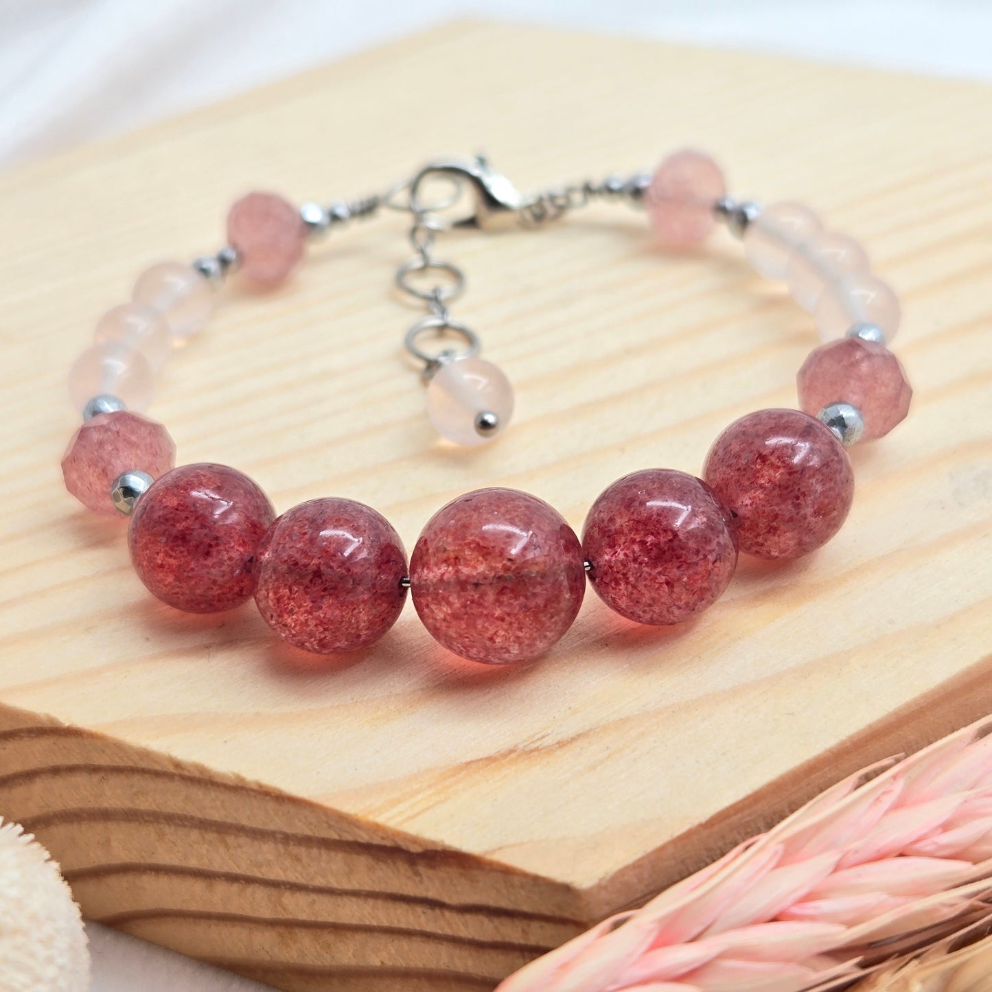 Strawberry Quartz & Rose Quartz CROWN #21