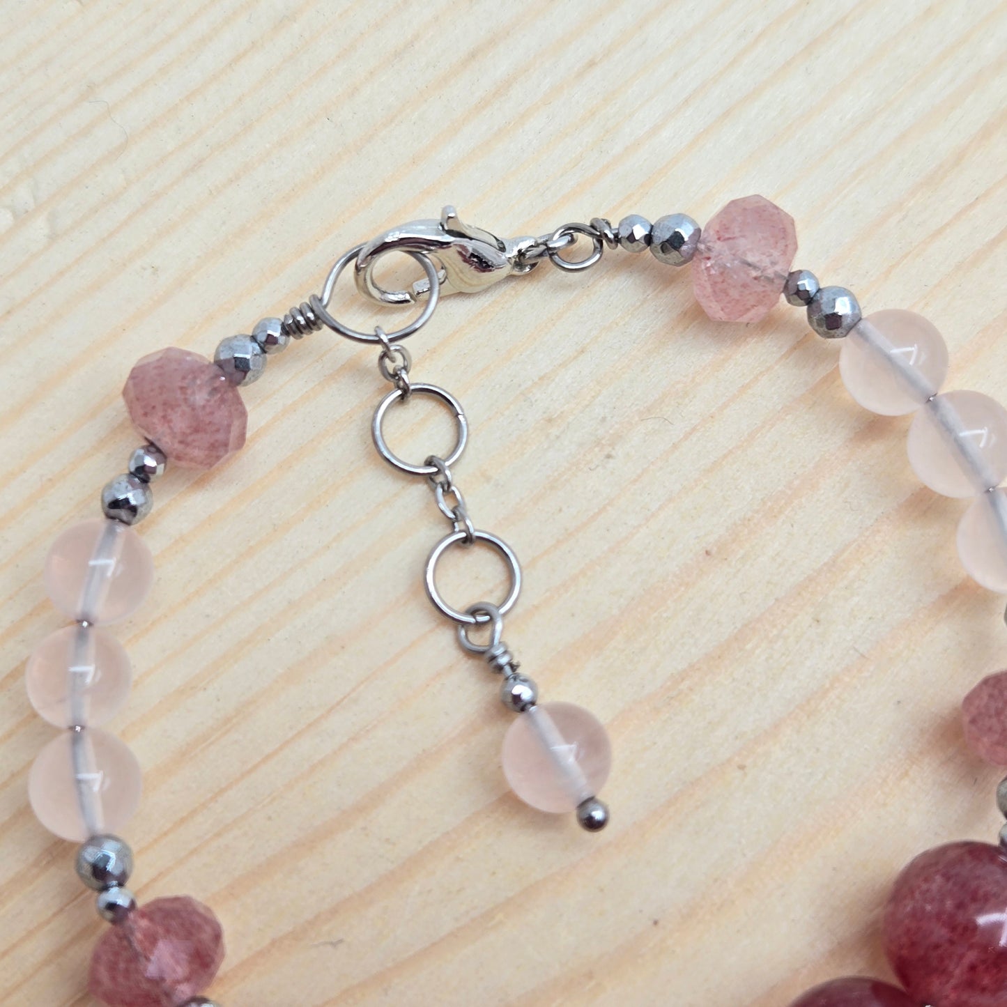 Strawberry Quartz & Rose Quartz CROWN #21