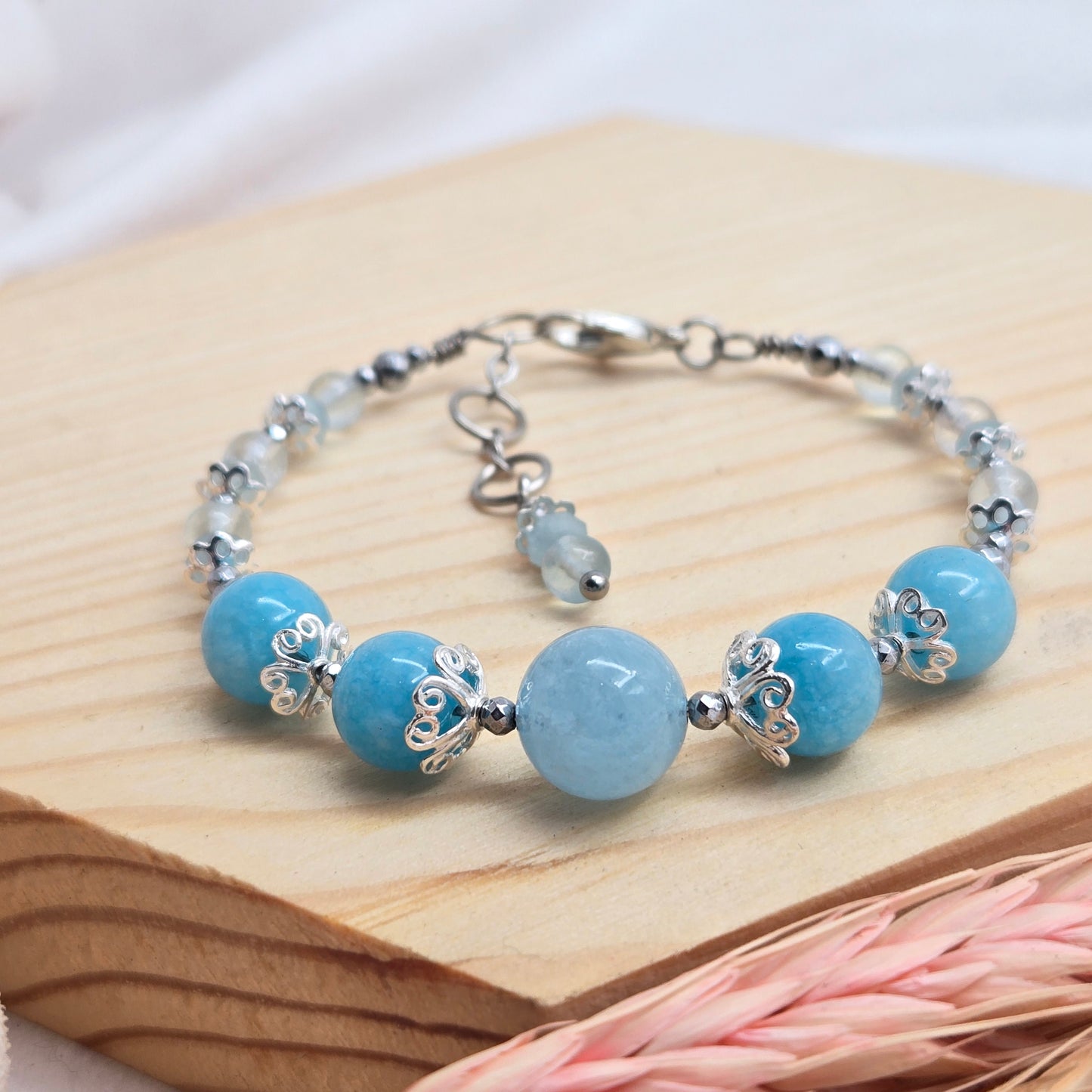 Aquamarine BLUEBELL#28 Floranna crystal Gift