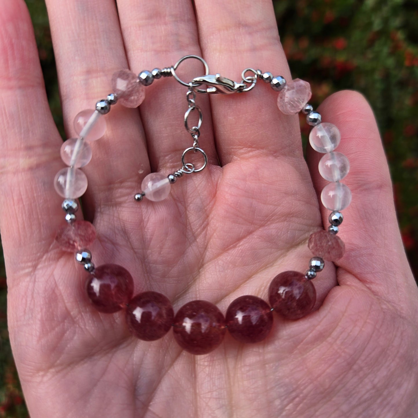 Strawberry Quartz & Rose Quartz CROWN #21