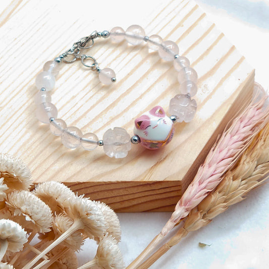 Ceramic & Rose Quartz CROWN #22